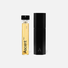 Ascent refillable perfume starter pack — aluminium case with 20ml extrait de parfum